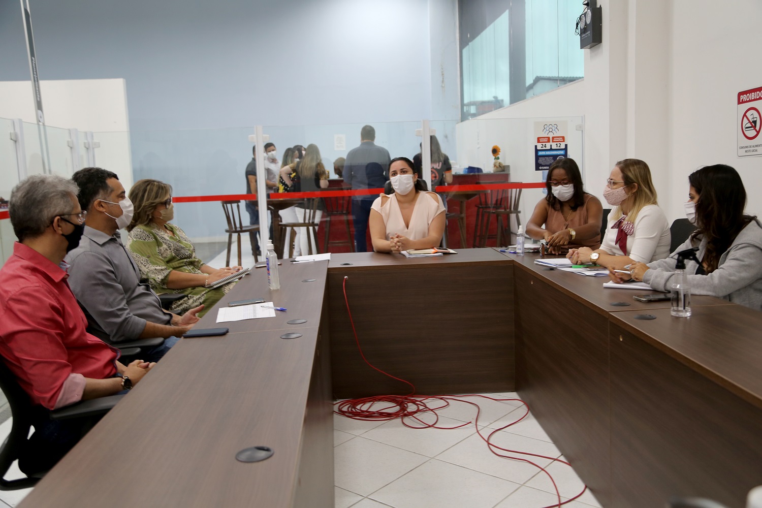 Reunião aconteceu na sede da Secretaria de Estado da Saúde. (fotos: Schirlene Reis/Ascom UFS)